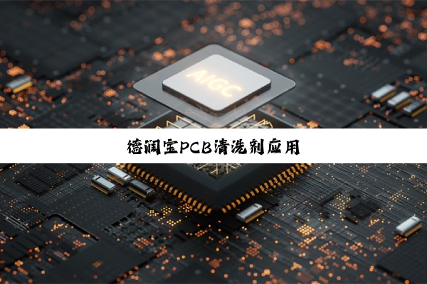 今日科普|德润宝PCB清洗剂应用