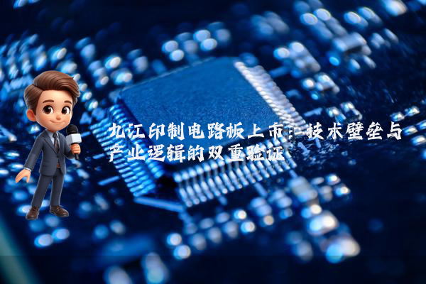 九江印制电路板上市：技术壁垒与产业逻辑的双重验证